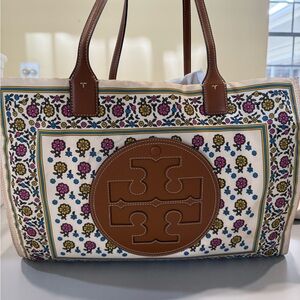 Tory Burch Multicolor Floral Tote